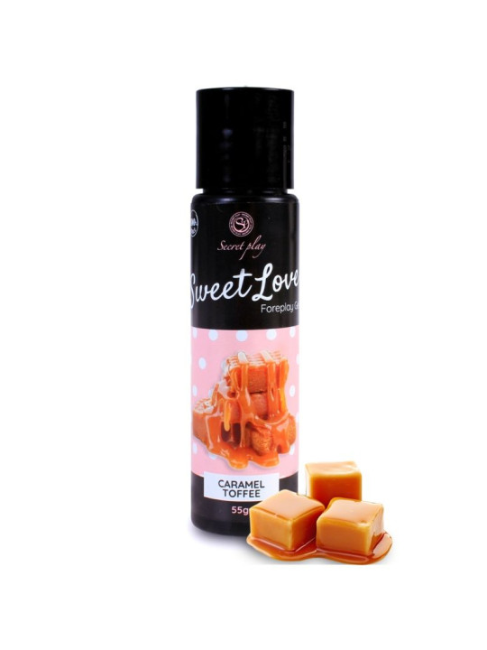 GEL LUBRICANTE COMESTIBLE SABOR CARAMELO 60 ML DE LA MARCA SECRETPLAY COSMETIC