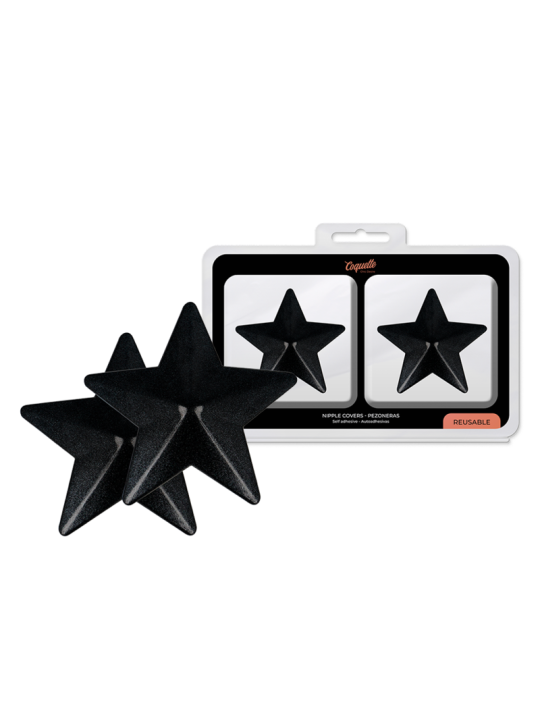 PEZONERAS ESTRELLAS NEGRAS COQUETTE CHIC DESIRE DE LA MARCA COQUETTE ACCESSORIES