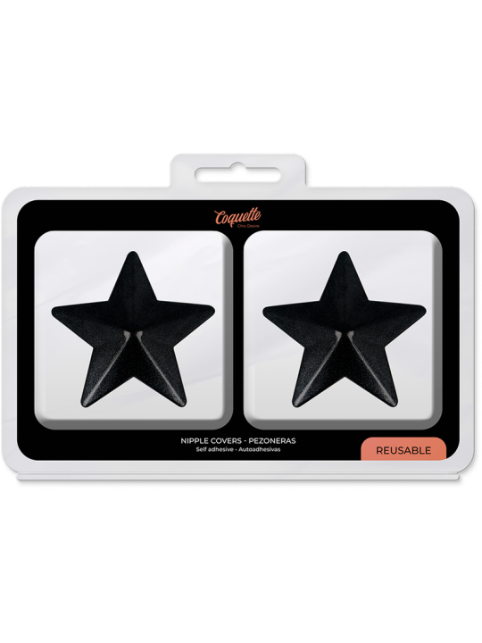 PEZONERAS ESTRELLAS NEGRAS COQUETTE CHIC DESIRE DE LA MARCA COQUETTE ACCESSORIES