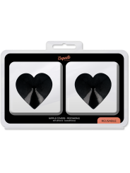 CUBRE PEZONES CORAZONES NEGROS COQUETTE CHIC DESIRE DE LA MARCA COQUETTE ACCESSORIES