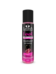 LUBRICANTE ÍNTIMO BASE AGUA CEREZA 60 ML LUXURIA FEEL DE LA MARCA INTIMATELINE LUXURIA