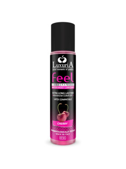 LUBRICANTE ÍNTIMO BASE AGUA CEREZA 60 ML LUXURIA FEEL DE LA MARCA INTIMATELINE LUXURIA