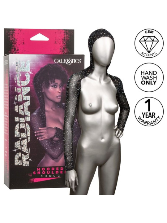 CHAL ENCAPUCHADO RADIANCE CON PEDRERÍA SEXY DE LA MARCA CALEXOTICS
