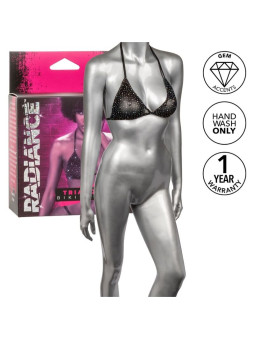 TOP BIKINI TRIANGULAR CON PEDRERÍA RADIANCE DE LA MARCA CALEXOTICS
