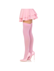 MEDIAS HASTA EL MUSLO DE NAILON ROSA SEXY DE LA MARCA LEG AVENUE HOSIERY