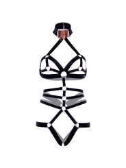 ARNES BODY SATINADO ELASTICO SIN ENTREPIERNA ROSA DE LA MARCA LEG AVENUE KINK