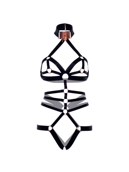 ARNES BODY SATINADO ELASTICO SIN ENTREPIERNA ROSA DE LA MARCA LEG AVENUE KINK