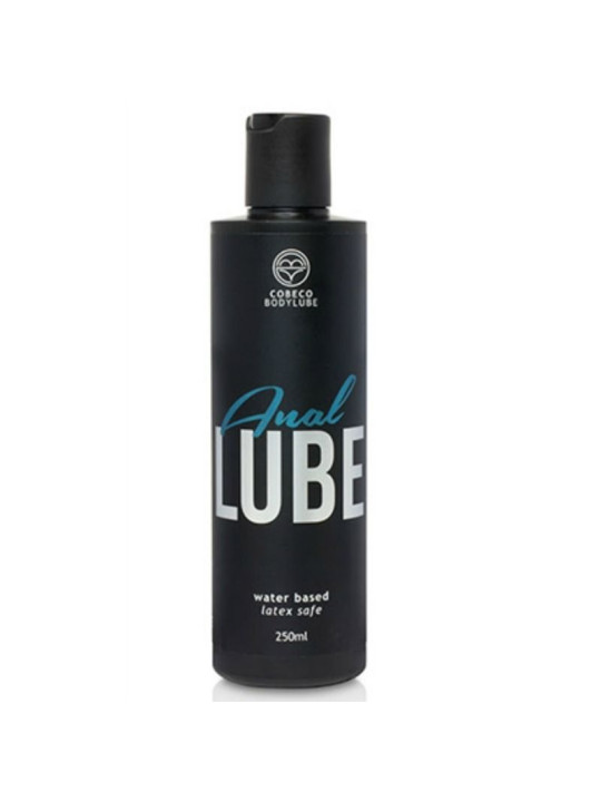 LUBRICANTE ANAL BASE AGUA 250ML - SEGURO CON LÁTEX DE LA MARCA COBECO - CBL