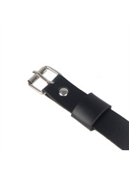 ARNÉS DE PIERNA CON CADENAS DE CUERO NEGRO SUBLIME DE LA MARCA SUBBLIME FETISH