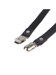 ARNÉS DE PIERNA CON CADENAS DE CUERO NEGRO SUBLIME DE LA MARCA SUBBLIME FETISH
