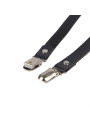 ARNÉS DE PIERNA CON CADENAS DE CUERO NEGRO SUBLIME DE LA MARCA SUBBLIME FETISH