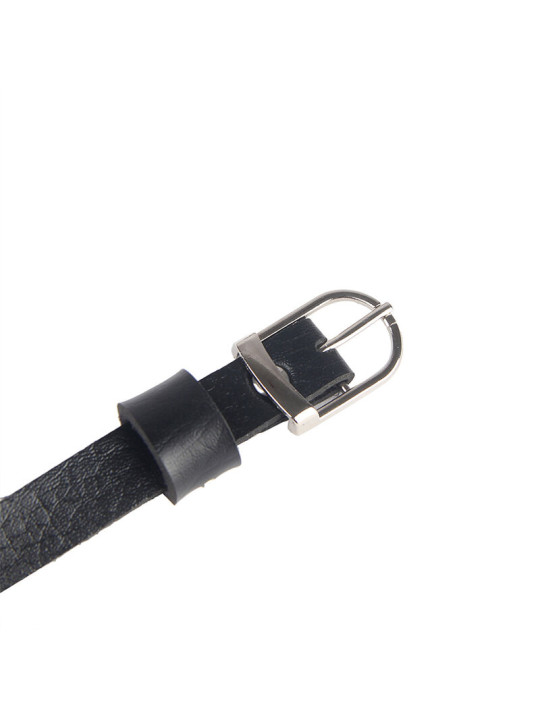 ARNÉS DE PECHO CUERO NEGRO CON CADENAS TALLA ÚNICA DE LA MARCA SUBBLIME FETISH