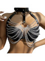 ARNÉS DE PECHO CON CADENAS Y ANILLA - TALLA ÚNICA DE LA MARCA SUBBLIME FETISH