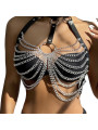 ARNÉS DE PECHO CON CADENAS Y ANILLA - TALLA ÚNICA DE LA MARCA SUBBLIME FETISH