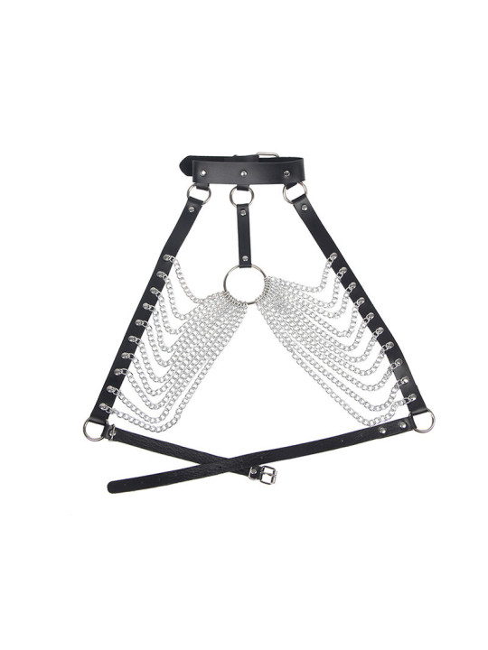 ARNÉS DE PECHO CON CADENAS Y ANILLA - TALLA ÚNICA DE LA MARCA SUBBLIME FETISH