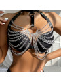 ARNÉS DE PECHO CON CADENAS Y ANILLA - TALLA ÚNICA DE LA MARCA SUBBLIME FETISH