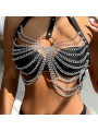 ARNÉS DE PECHO CON CADENAS Y ANILLA - TALLA ÚNICA DE LA MARCA SUBBLIME FETISH
