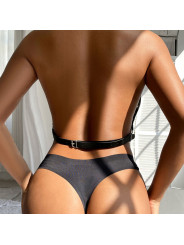 ARNÉS DE PECHO CON CADENAS Y ANILLA - TALLA ÚNICA DE LA MARCA SUBBLIME FETISH