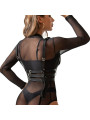 ARNÉS CORSET DE CUERO CON CADENAS TALLA ÚNICA DE LA MARCA SUBBLIME FETISH