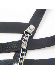ARNÉS CORSET DE CUERO CON CADENAS TALLA ÚNICA DE LA MARCA SUBBLIME FETISH