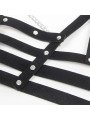 ARNÉS CORSET DE CUERO CON CADENAS TALLA ÚNICA DE LA MARCA SUBBLIME FETISH
