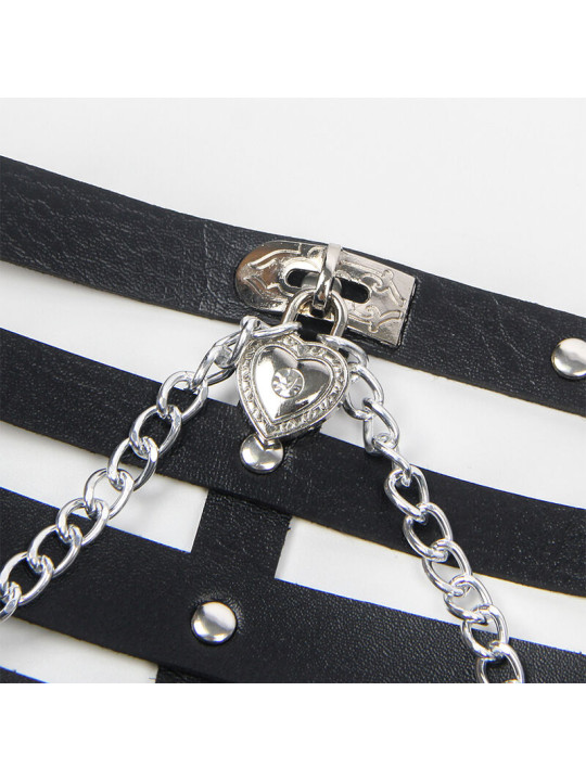 ARNÉS CORSET DE CUERO CON CADENAS TALLA ÚNICA DE LA MARCA SUBBLIME FETISH