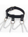 ARNÉS CUERPO ENTERO NEGRO CON CADENAS Y ANILLAS TALLA ÚNICA DE LA MARCA SUBBLIME FETISH