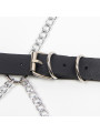 ARNÉS CUERPO ENTERO NEGRO CON CADENAS Y ANILLAS TALLA ÚNICA DE LA MARCA SUBBLIME FETISH