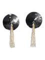 CUBREPEZONES NEGRO CON CADENAS DORADAS CHILIROSE DE LA MARCA CHILIROSE ACCESORIES