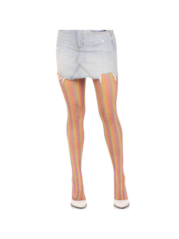 MEDIAS CROCHET ARCOÍRIS LEG AVENUE - MULTICOLOR DE LA MARCA LEG AVENUE HOSIERY