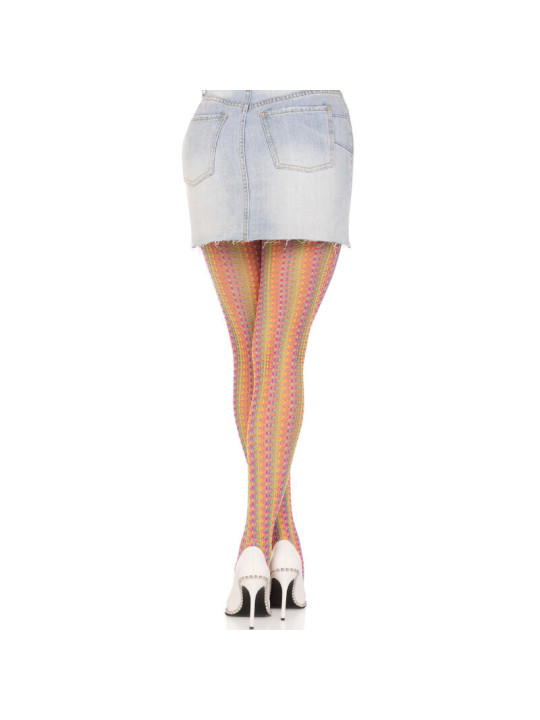 MEDIAS CROCHET ARCOÍRIS LEG AVENUE - MULTICOLOR DE LA MARCA LEG AVENUE HOSIERY