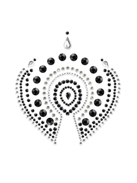 JOYERÍA ÍNTIMA INDISCRETS FLAMBOYANT NEGRO PLATA DE LA MARCA BIJOUX DESIRE METALLIQUE