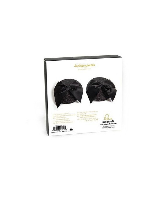 CUBREPEZONES BRILLANTES BURLESQUE CON LAZO SEXY DE LA MARCA BIJOUX BURLESQUE PASTIES