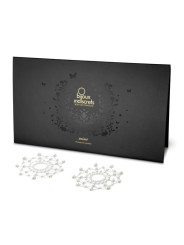 INDISCRETS MIMI PERLA DORADO - CUBRE PEZONES BRILLANTES LILA DE LA MARCA BIJOUX JEWELRY