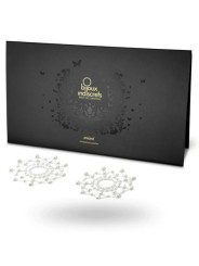 INDISCRETS MIMI PERLA DORADO - CUBRE PEZONES BRILLANTES LILA DE LA MARCA BIJOUX JEWELRY