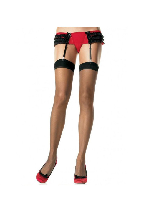MEDIAS SEXYS NEGRAS CON COSTURAS TRASERAS - LEG AVENUE DE LA MARCA LEG AVENUE HOSIERY