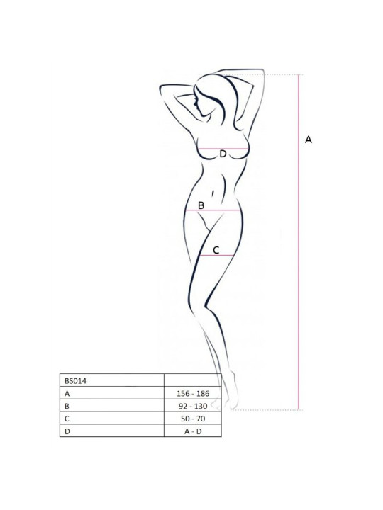 BODYSTOCKING ROJO SEXY CON ABERTURAS BS014 PASSION DE LA MARCA PASSION WOMAN BODYSTOCKINGS