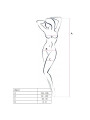 BODYSTOCKING SEXY NEGRO CON ENCAJES - TALLA ÚNICA DE LA MARCA PASSION WOMAN BODYSTOCKINGS