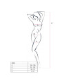BODYSTOCKING NEGRO SEXY CON BORDADOS - TALLA ÚNICA DE LA MARCA PASSION WOMAN BODYSTOCKINGS