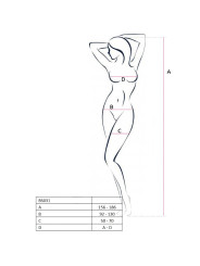 BODYSTOCKING SEXY BLANCO CON BORDADOS - TALLA ÚNICA DE LA MARCA PASSION WOMAN BODYSTOCKINGS