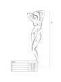 BODYSTOCKING SEXY BLANCO CON BORDADOS - TALLA ÚNICA DE LA MARCA PASSION WOMAN BODYSTOCKINGS