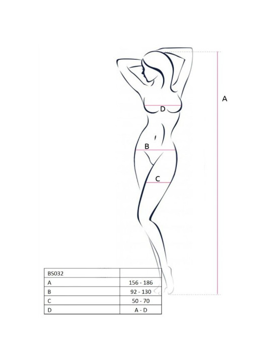 BODYSTOCKING ROJO SEXY CON ABERTURA - TALLA ÚNICA DE LA MARCA PASSION WOMAN