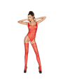 BODYSTOCKING ROJO SEXY CON BORDADOS - TALLA ÚNICA DE LA MARCA PASSION WOMAN
