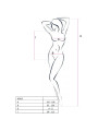 BODYSTOCKING SEXY NEGRO CON ABERTURA - TALLA ÚNICA DE LA MARCA PASSION WOMAN