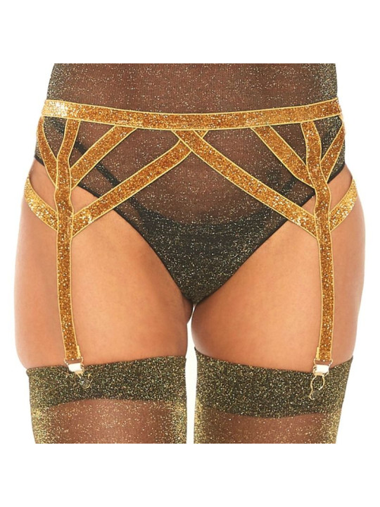 LIGUERO LUREX DORADO LEG AVENUE TALLA ÚNICA DE LA MARCA LEG AVENUE ACCESSORIES