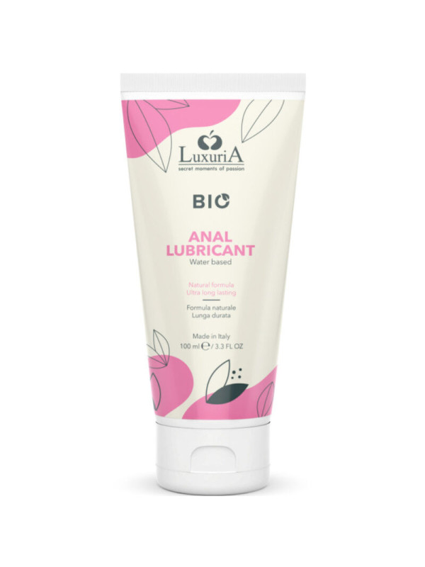 LUBRICANTE ANAL BASE AGUA LUXURIA BIO 100 ML DE LA MARCA INTIMATELINE LUXURIA