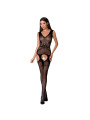 BODYSTOCKING SEXY NEGRO CON BORDADOS - TALLA ÚNICA DE LA MARCA PASSION WOMAN