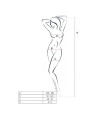 BODYSTOCKING SEXY NEGRO CON ABERTURA - TALLA ÚNICA DE LA MARCA PASSION WOMAN
