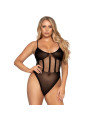 SET BODYSUIT RED Y FALDA SEXY TALLA ÚNICA LEG AVENUE DE LA MARCA LEG AVENUE SETS