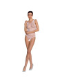 BODYSTOCKING SEXY BLANCO CON ENCAJES Y TRANSPARENCIAS DE LA MARCA PASSION WOMAN